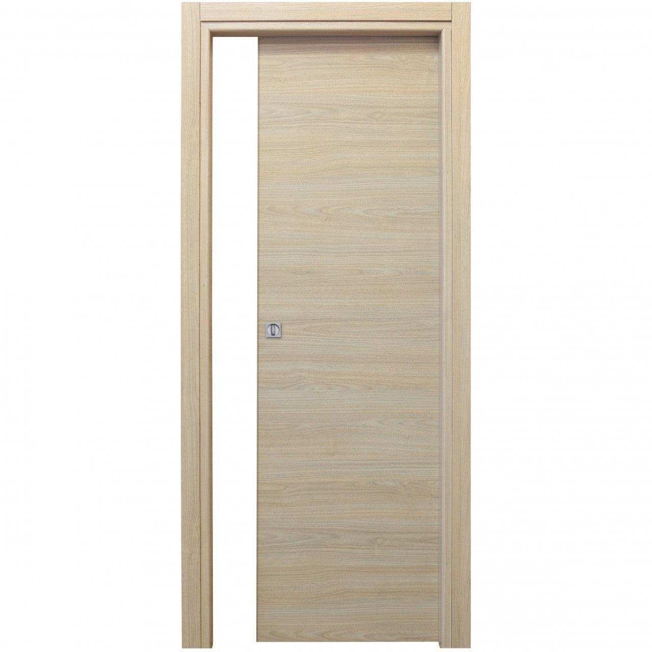 Porta Scorrevole Microtec Rovere Bianco Cm.210 x 70