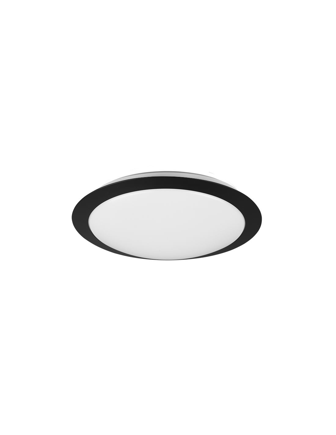 Plafoniera Rotonda Bagno Umberto Led 12w IP44 Nero Trio Lighting