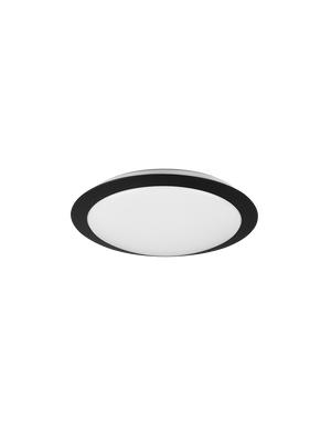 Plafoniera Rotonda Bagno Umberto Led 12w IP44 Nero Trio Lighting