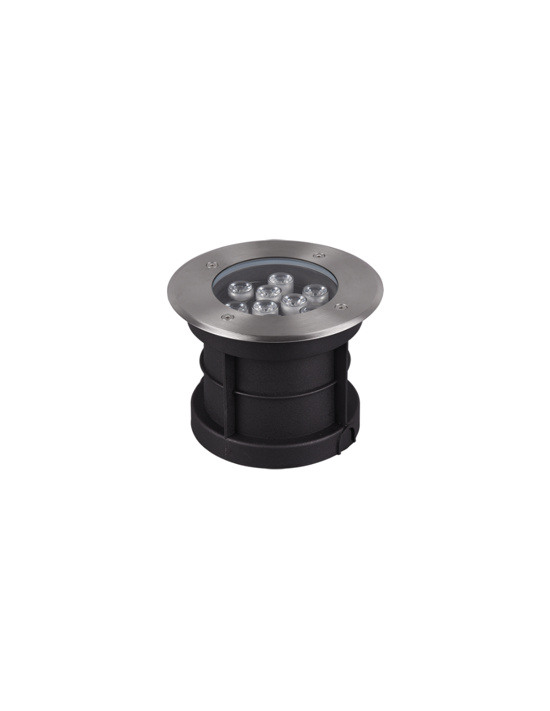 Faretto Led Da Incasso Calpestabile IP65 Nichel Belaja Ø16 cm Trio Lighting