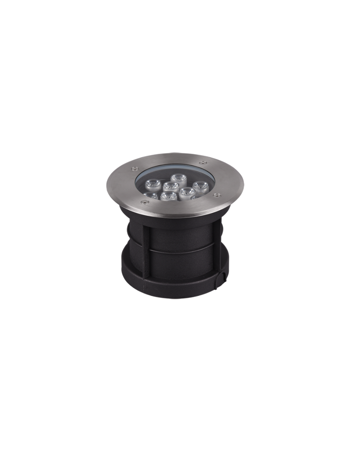 Faretto Led Da Incasso Calpestabile IP65 Nichel Belaja Ø16 cm Trio Lighting