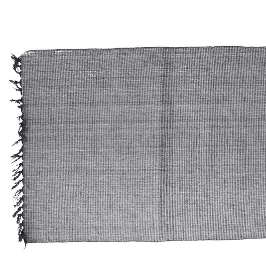 Tovaglietta rettangolare 35x50 cm in cotone riciclato grigio Linea Basic