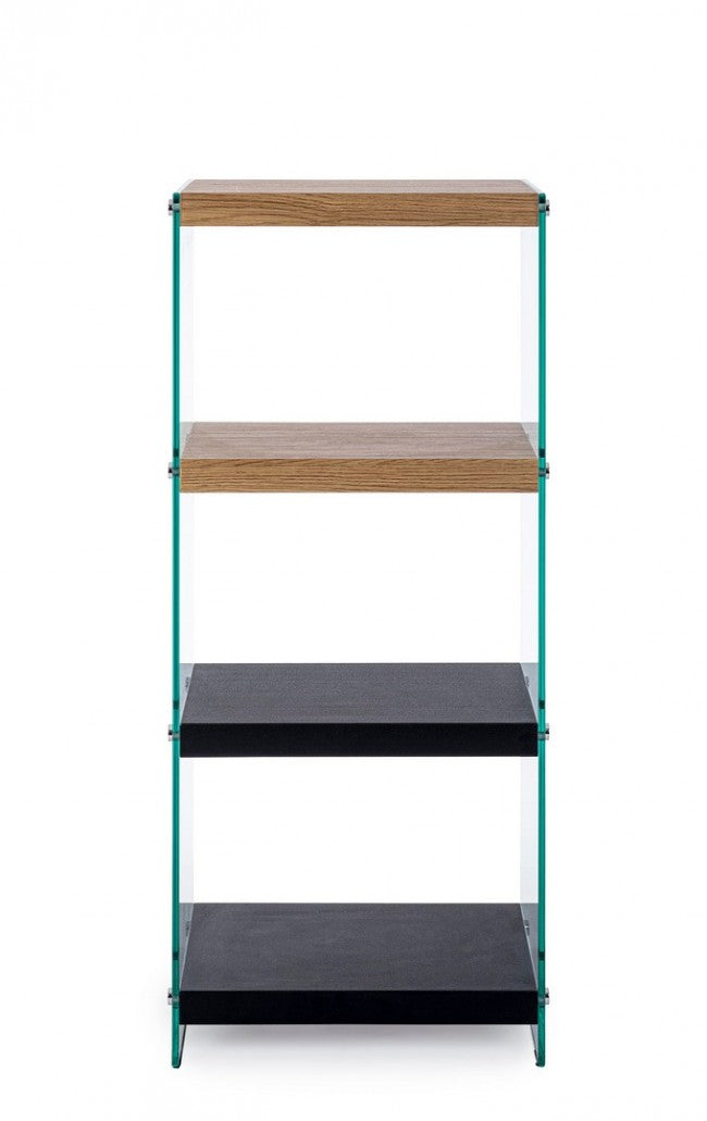 Libreria 4P Line Wood Nero