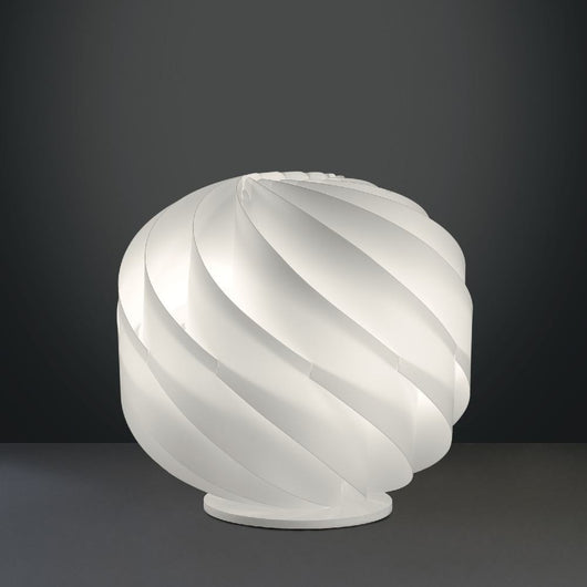 Lampada da Tavolo LAP Bianco in Plastica Cm. 25 x 24 h