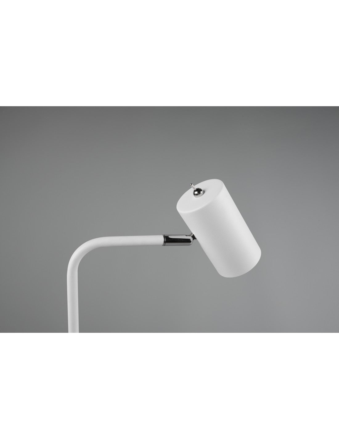 Lampada Da Tavolo Marley Bianco E Spot Cilindrico H45 Trio Lighting