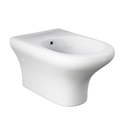 Bidet sospeso compatto con erogazione rubinetto