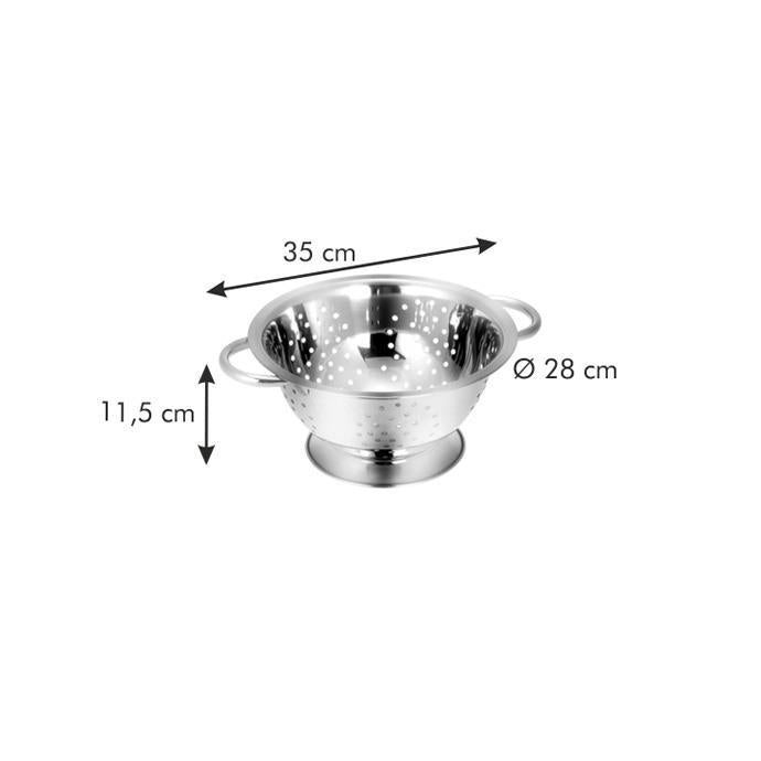 Colpasta con base GrandChef in acciaio inox D28 cm