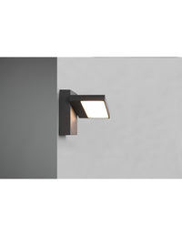 Applique Da Esterno Led Orientabile Alluminio Antracite IP54 Horton Trio Lighting