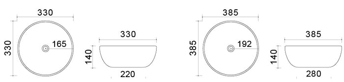 Lavabo D'Appoggio Slim Mod. 01