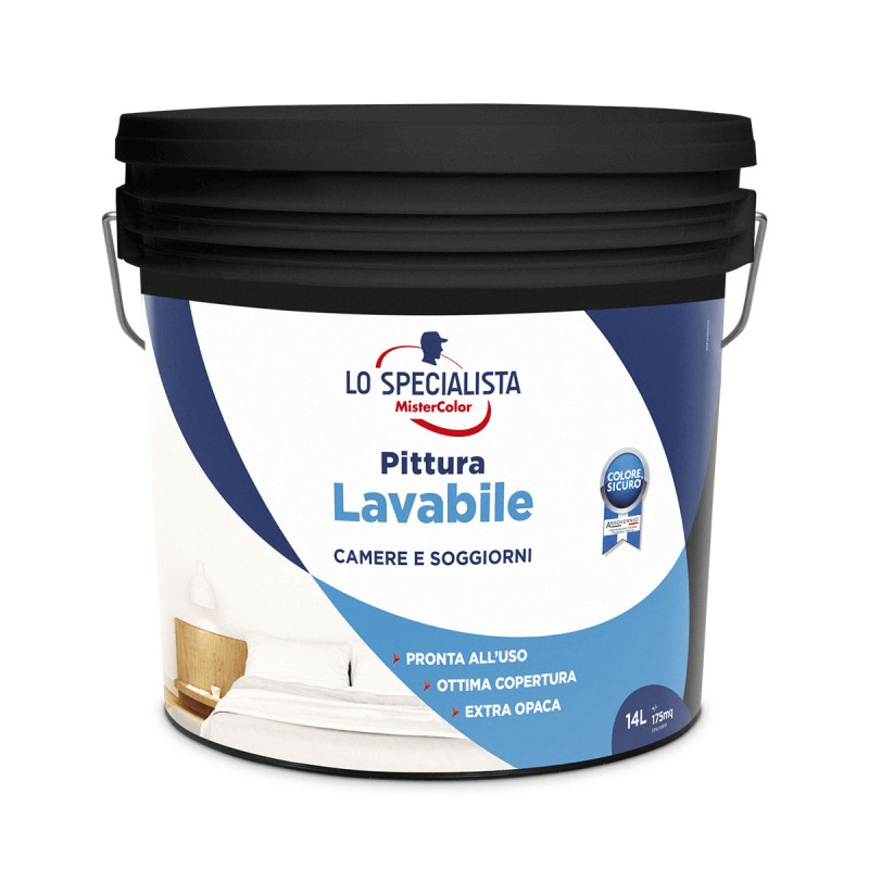 Pittura Lavabile Lo Specialista Bianca 14L 195130L580001