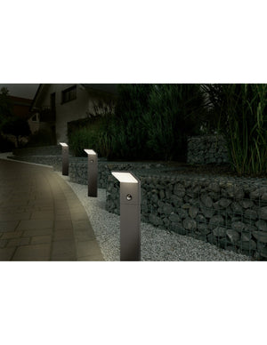 Paletto Da Esterno Pearl Led IP54 Antracite H50 cm Sensore Di Movimento Trio Lighting