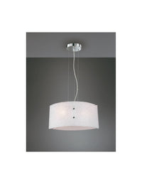 Lampadario Cucina Sospensione Vetro Chiaro Elisa 2xE27 Trio Lighting