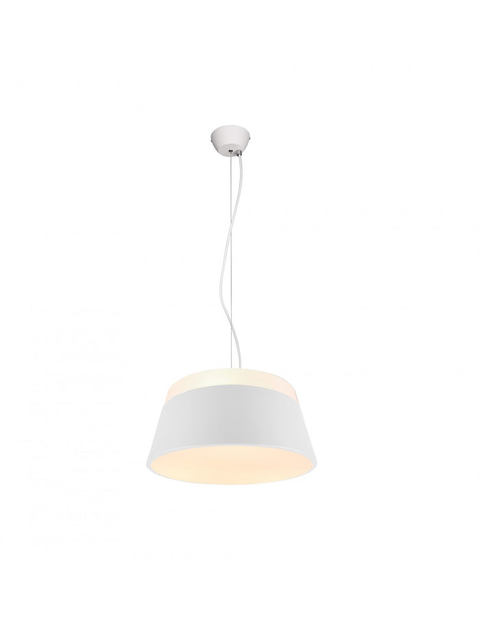 Sospensione Baroness Bianco Ø45cm Doppia Luce Trio Lighting