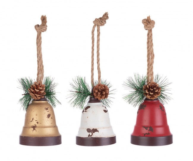 3x Pendaglio Luxory Bell Met Campana Ass3