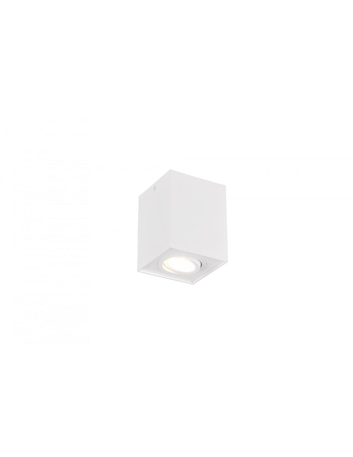 Faretto da Soffitto Spot GU10 Orientabile Biscuit Bianco Trio Lighting