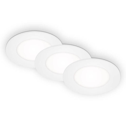 Apparecchio da incasso LED Ø 8,6 cm 3x3W 350lm bianco