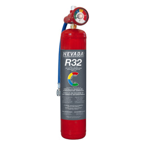 Bomboletta gas refrigerante R32 con manometro - 780 gr.