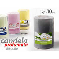 Candele profumate assortite  diam cm 9.5 x 10 h