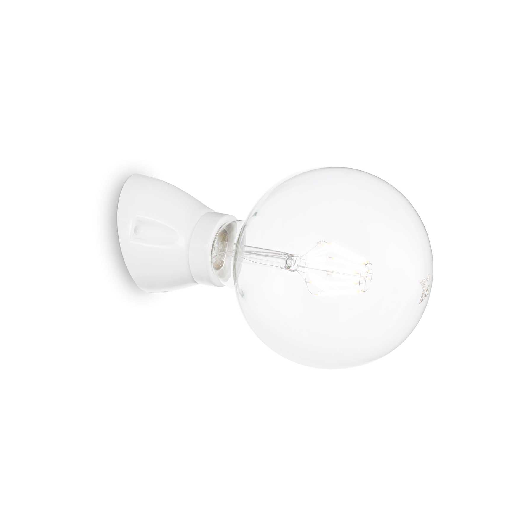 Lampada da parete bianco D 75 x H 68 x P 65 mm