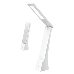 Lampada Da Tavolo Ricaricabile A Led 4 Watt - Colore Bianco/Argento Vtac