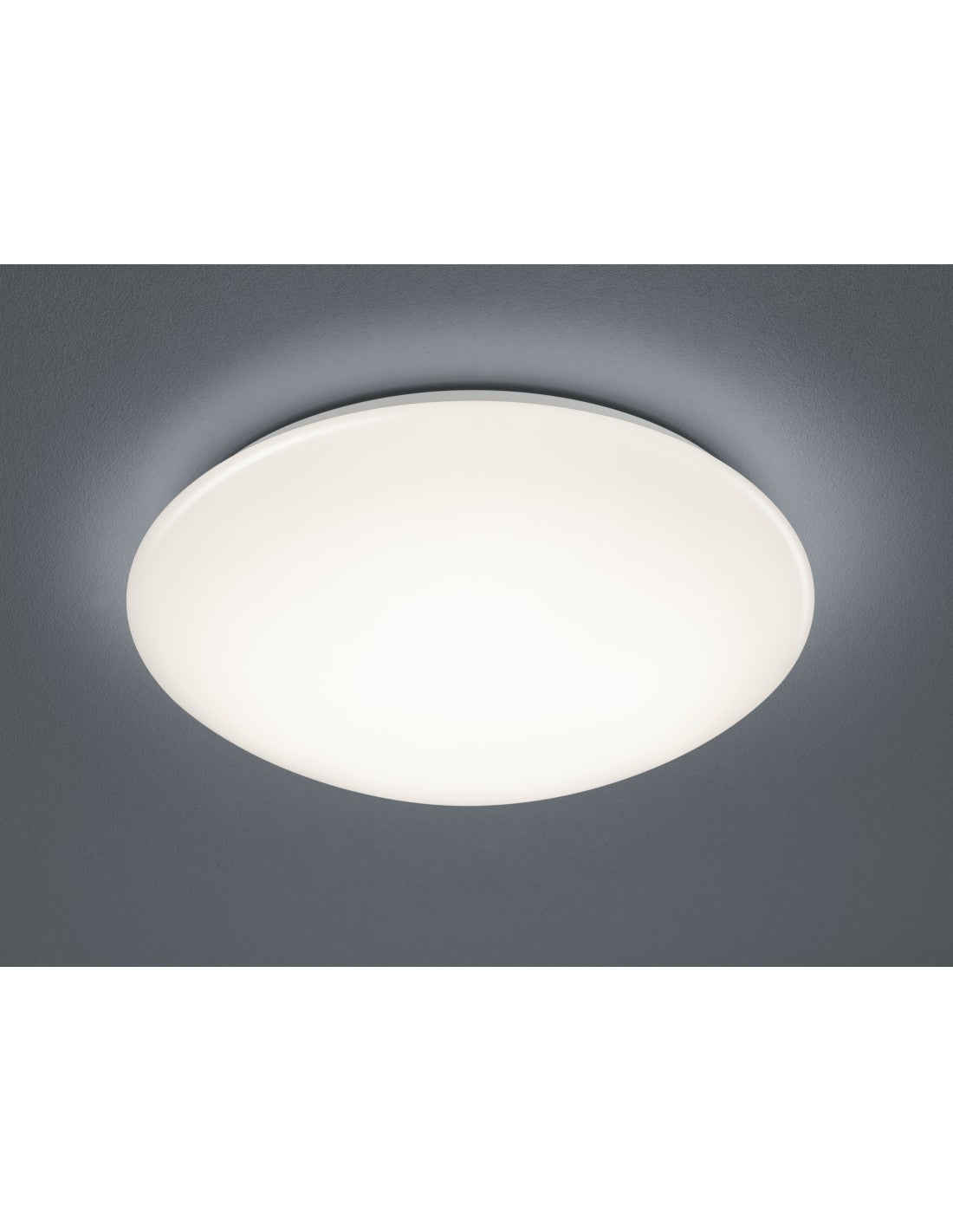 Lampada Bianca Soffitto Rotonda Led Dimmer Lukida Trio Lighting