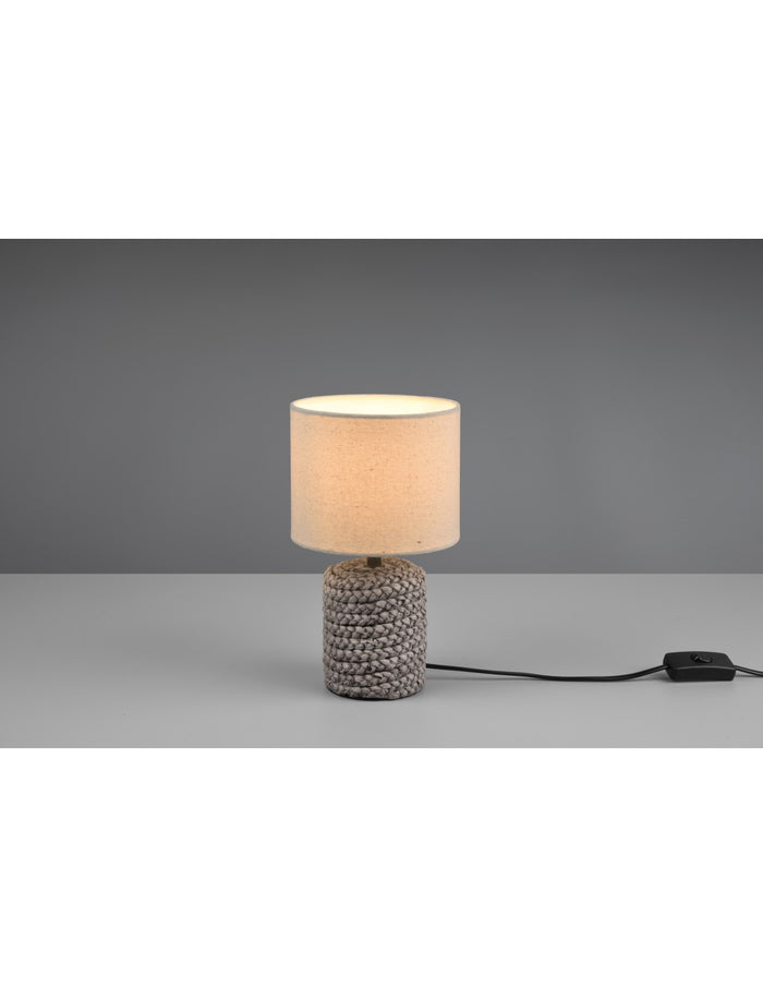 Lumetto Economico Moderno Ceramica E Tessuto Mala Trio Lighting