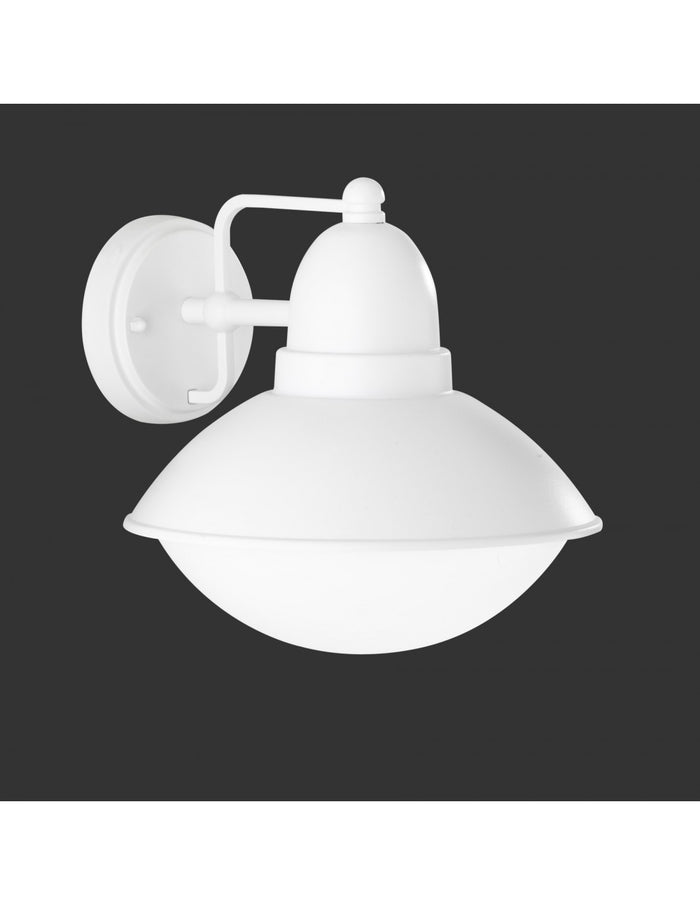 Applique IP44 1xE27 Amur Bianco Opaco Trio Lighting