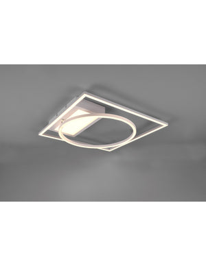 Plafoniera Downey Led 34w Bianco L64 cm Dimmerabile Trio Lighting