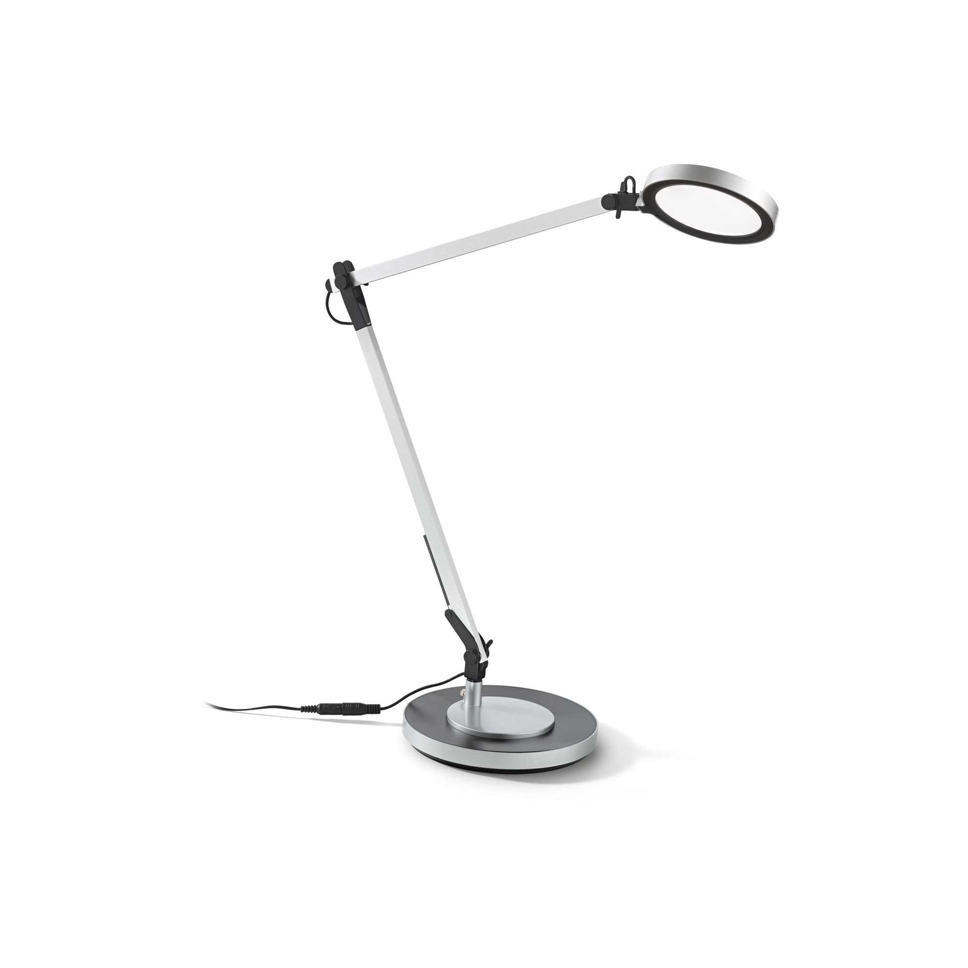 Lampada da tavolo Futura in alluminio - L 580 x H 655 x P 185 mm