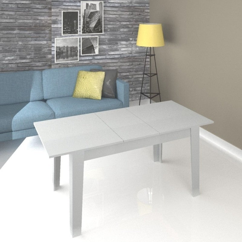 Tavolo in legno Allungabile Bianco 140/180x80 cm TOLMEN