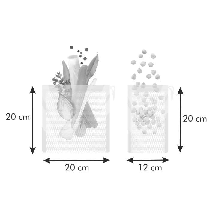 Set 2 sacchetti di rete Presto