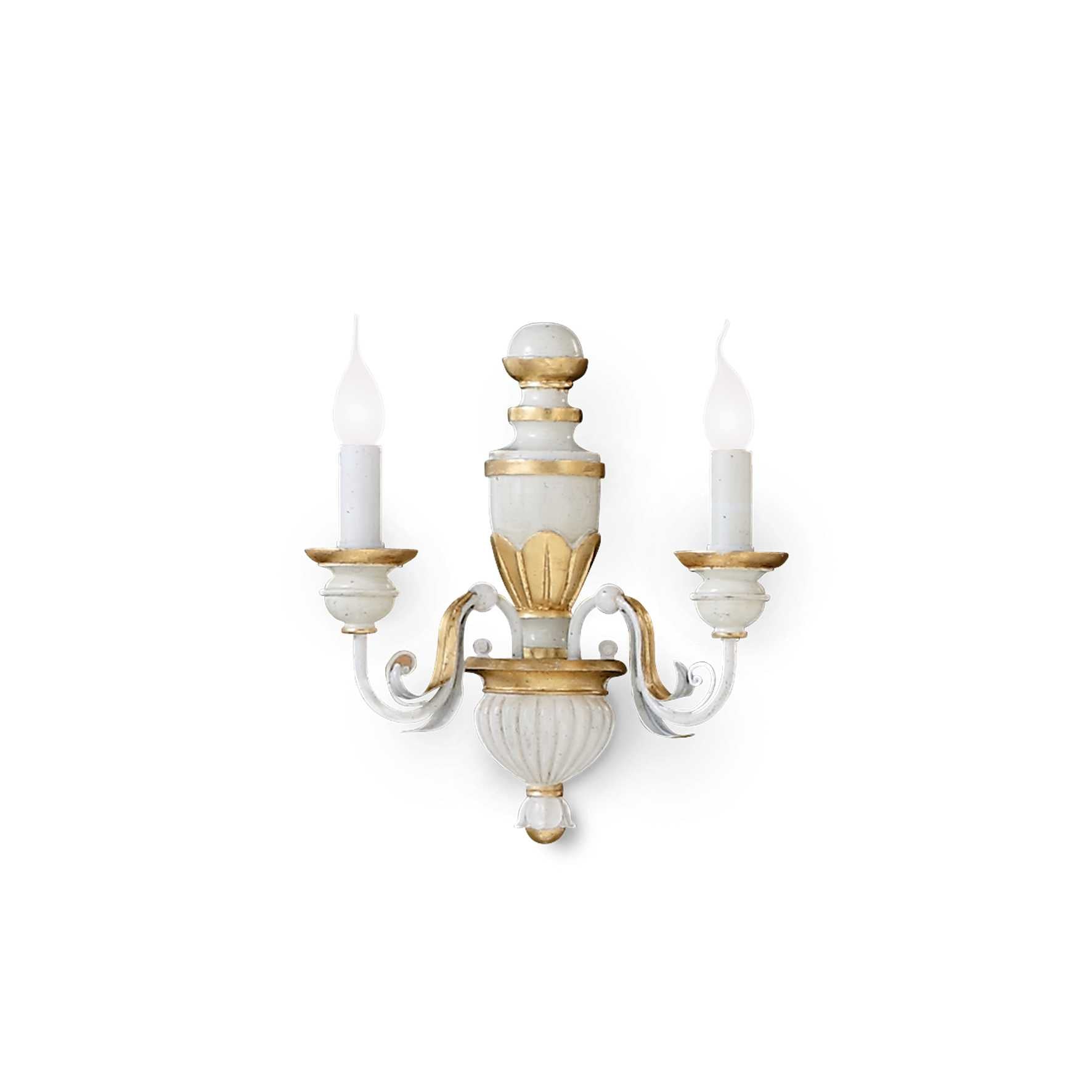 Lampada da parete Firenze bianca - L 330 x H 380 x P 170 mm