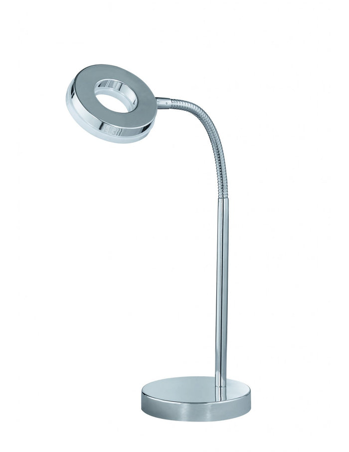 Lampada da Scrivania Led 4w Flessibile Rennes Cromo Trio Lighting