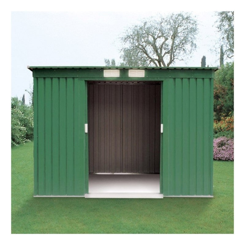 Casetta  box da giardino in metallo MAISONETTE verde 121x194x h181 cm