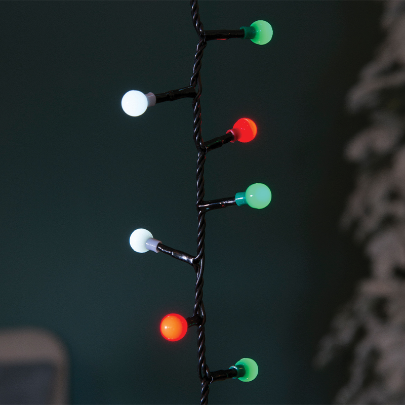 Luci di natale Cherry 500 led 11m multicolor