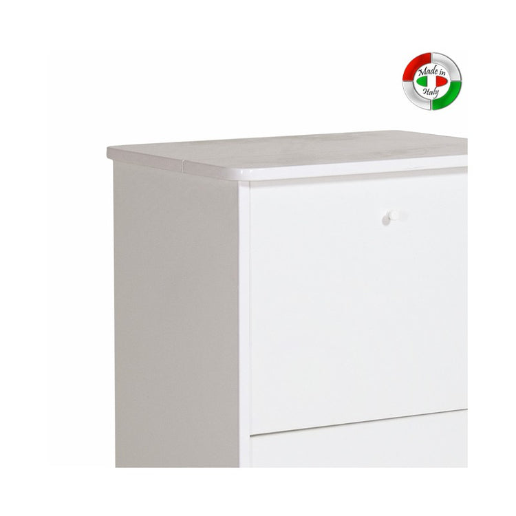 Mobile con asse da stiro Bianco cassetti legno nobilitato cm 44x57xH.89