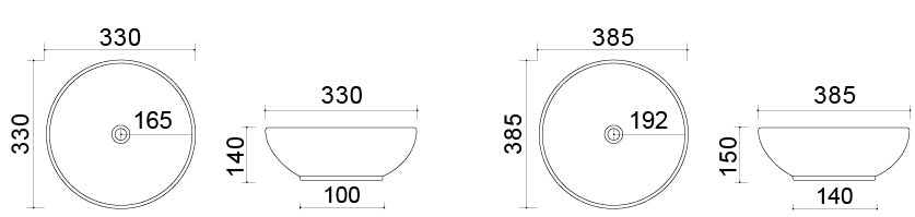 Lavabo D'Appoggio Slim Mod. 02