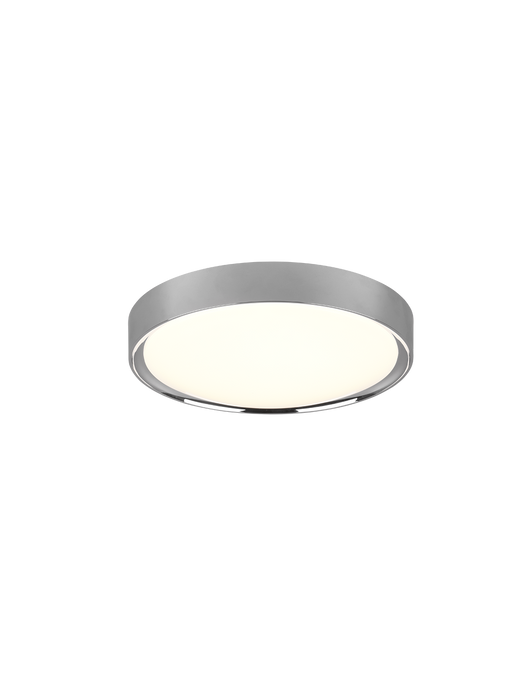 Plafoniera Rotonda Clarimo Led Dimmerabile Cromo IP44 Ø33 cm Trio Lighting