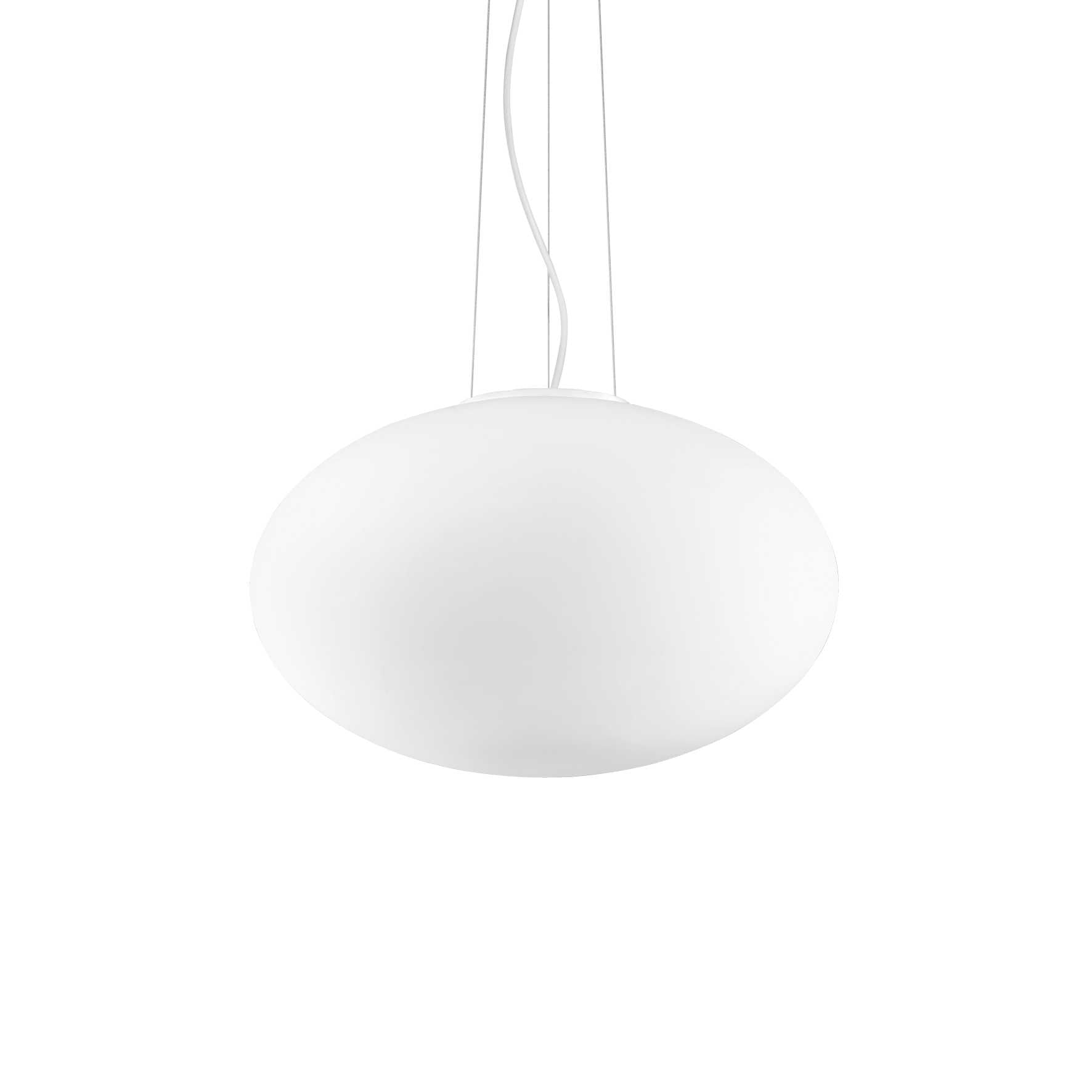 Lampada a sospensione bianco D 400 x H min 480 - max 2230 mm