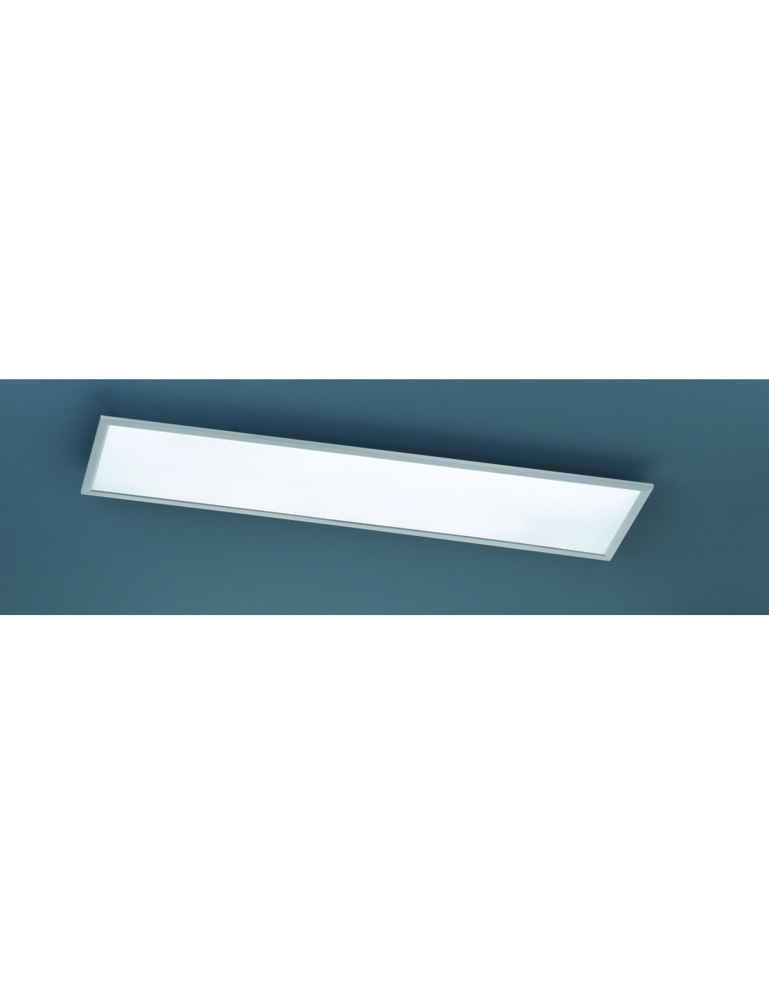 Plafoniera Phoenix Rettangolare Led Dimmer Nichel Trio Lighting