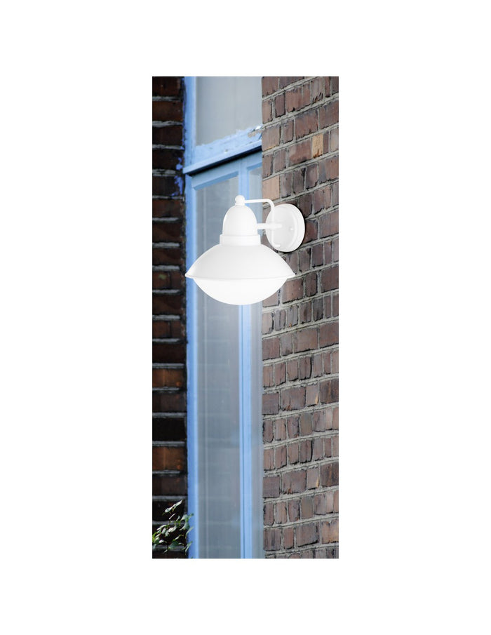 Applique IP44 1xE27 Amur Bianco Opaco Trio Lighting