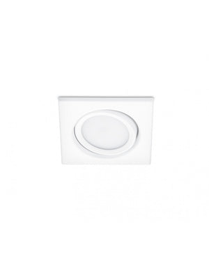 Faretto da Incasso Led 5w Orientabile 8x8cm Rila Bianco Trio Lighting