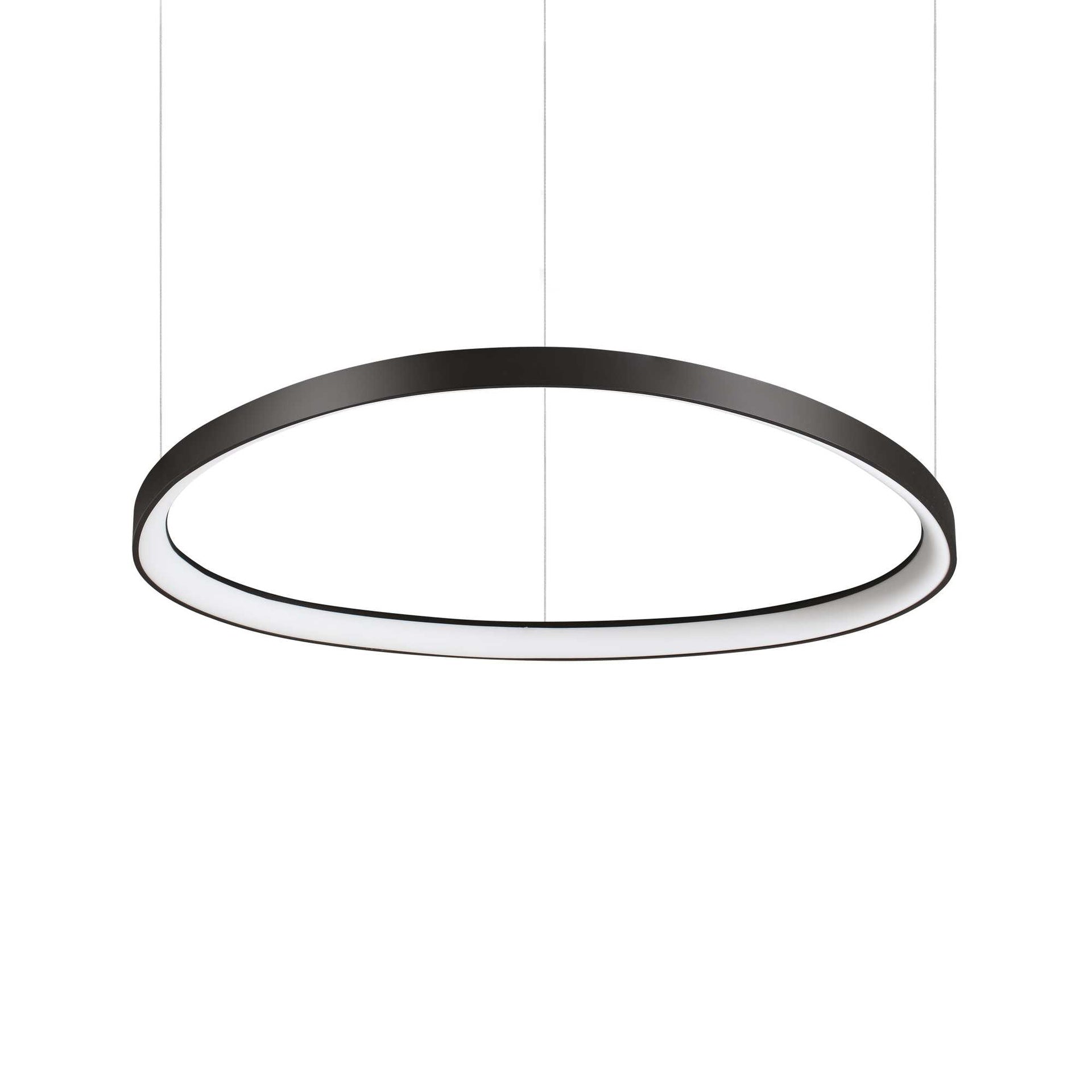 Lampada a sospensione nero L 810 x H min 285 - max 1800 x P 810 mm