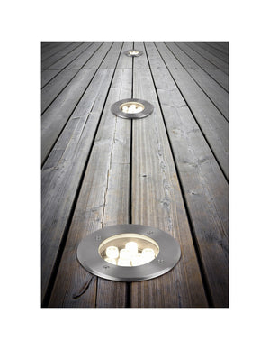 Faretto Led Da Incasso Calpestabile IP65 Nichel Belaja Ø16 cm Trio Lighting