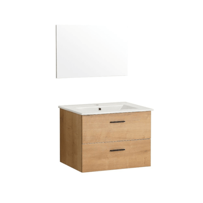 Mobile bagno sospeso Lario rovere 80x46 EFFEZ