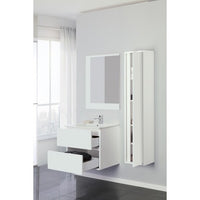 Composizione Bagno due cassetti Linea Fabula Laccato Bianco 60x47x h57cm