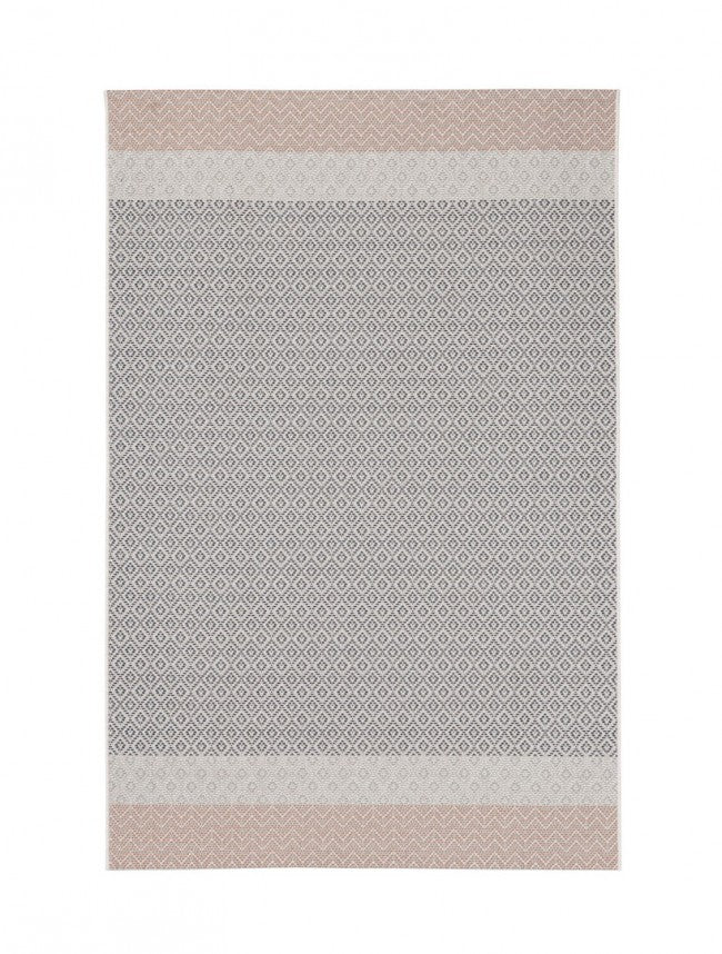 Tappeto Leev Beige-Blu-Arancio 160X230