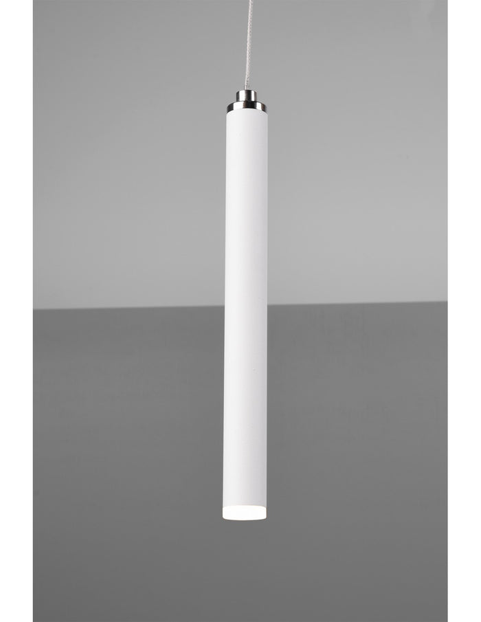 Sospensione Moderna Tubular 11 Tubi Led Bianco Ø40 cm Trio Lighting