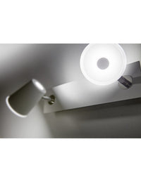 Lampada Soffitto e Parete 2 Faretti Spot Orientabili Narcos Bianco Trio Lighting