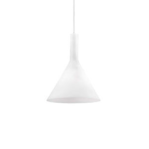 Lampada a sospensione bianco D 200 x H min 510 - max 2260 mm